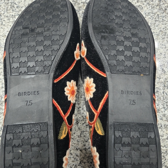 Birdies shoes women's size 7.5 floral/ black - Picture 4 of 4